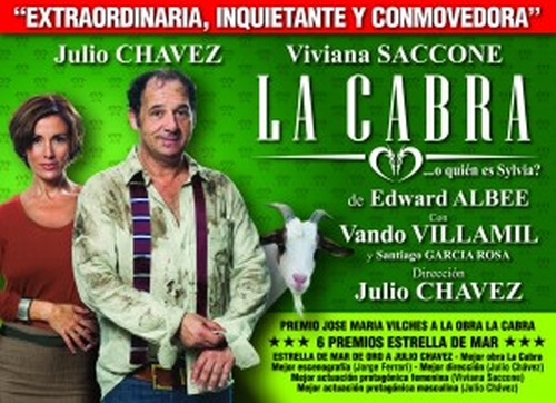 Julio Chávez presenta la exitosa obra «La Cabra» en Córdoba